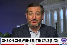 Ted Cruz ahora culpa a Trump por su viaje a Cancún