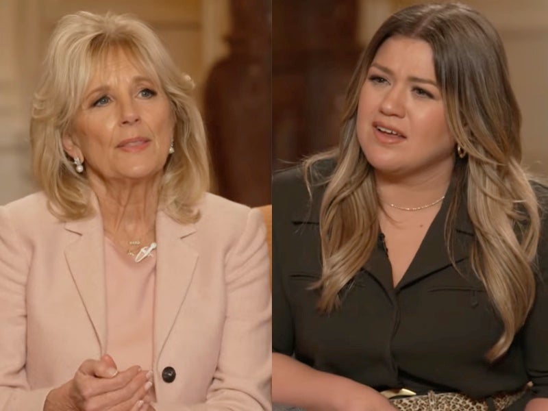 Jill Biden habla sobre su divorcio durante una entrevista con Kelly Clarkson