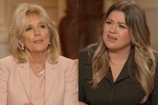 Jill Biden habla sobre su divorcio durante una entrevista con Kelly Clarkson
