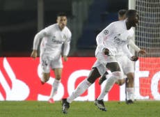 Champions League: con un solitario gol de Mendy, el Real Madrid vence al Atalanta