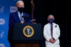 Biden celebra aplicación de 50 millones de dosis de vacunas contra el COVID-19