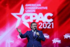 Ted Cruz se burla de AOC por temores de ataque al Capitolio en su discurso de CPAC 
