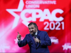 Ted Cruz acaba de dar su primer discurso público después de Cancún y vaya, ¿fue un viaje?