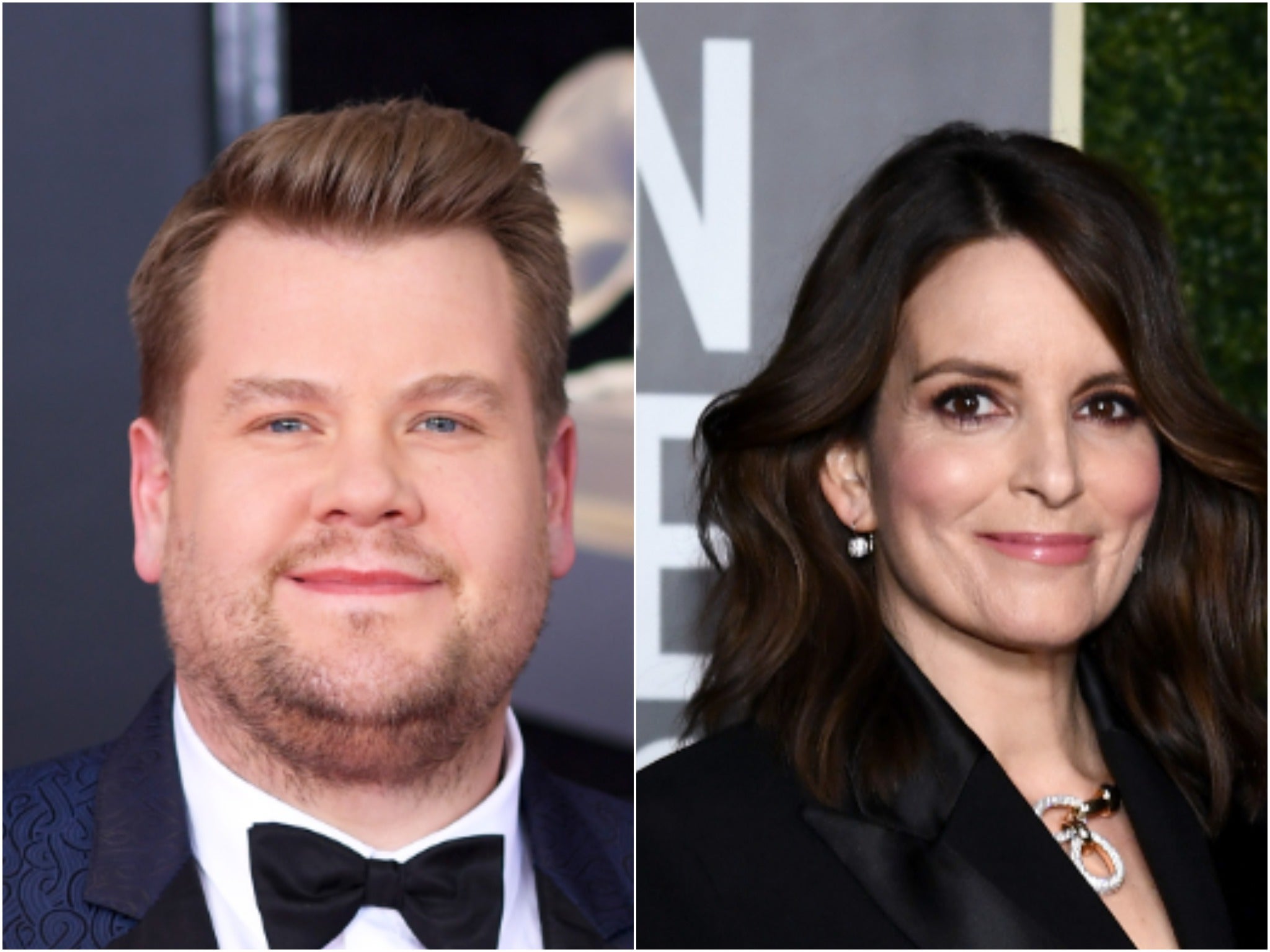 Globos de Oro: Tina Fey se burla de James Corden por su actuación en The Prom