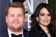 Globos de Oro: Tina Fey se burla de James Corden por su actuación en The Prom