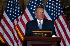 Expresidente republicano del Congreso John Boehner dice que Ted Cruz es un “imbécil imprudente”