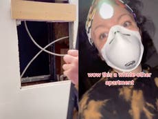 Mujer encuentra un apartamento entero detrás del espejo de su baño en TikTok viral