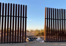 Trump pide a Biden que termine el muro fronterizo en una furiosa declaración sobre la política de inmigración