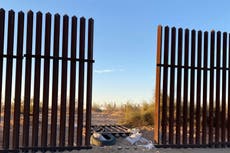 Trump pide a Biden que termine el muro fronterizo en una furiosa declaración sobre la política de inmigración