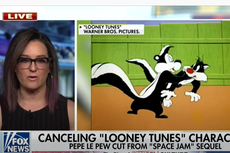 Fox News defiende a Pepe Le Pew después de que la mofeta de la “cultura de la violación” fuera cancelada en la secuela de Space Jam