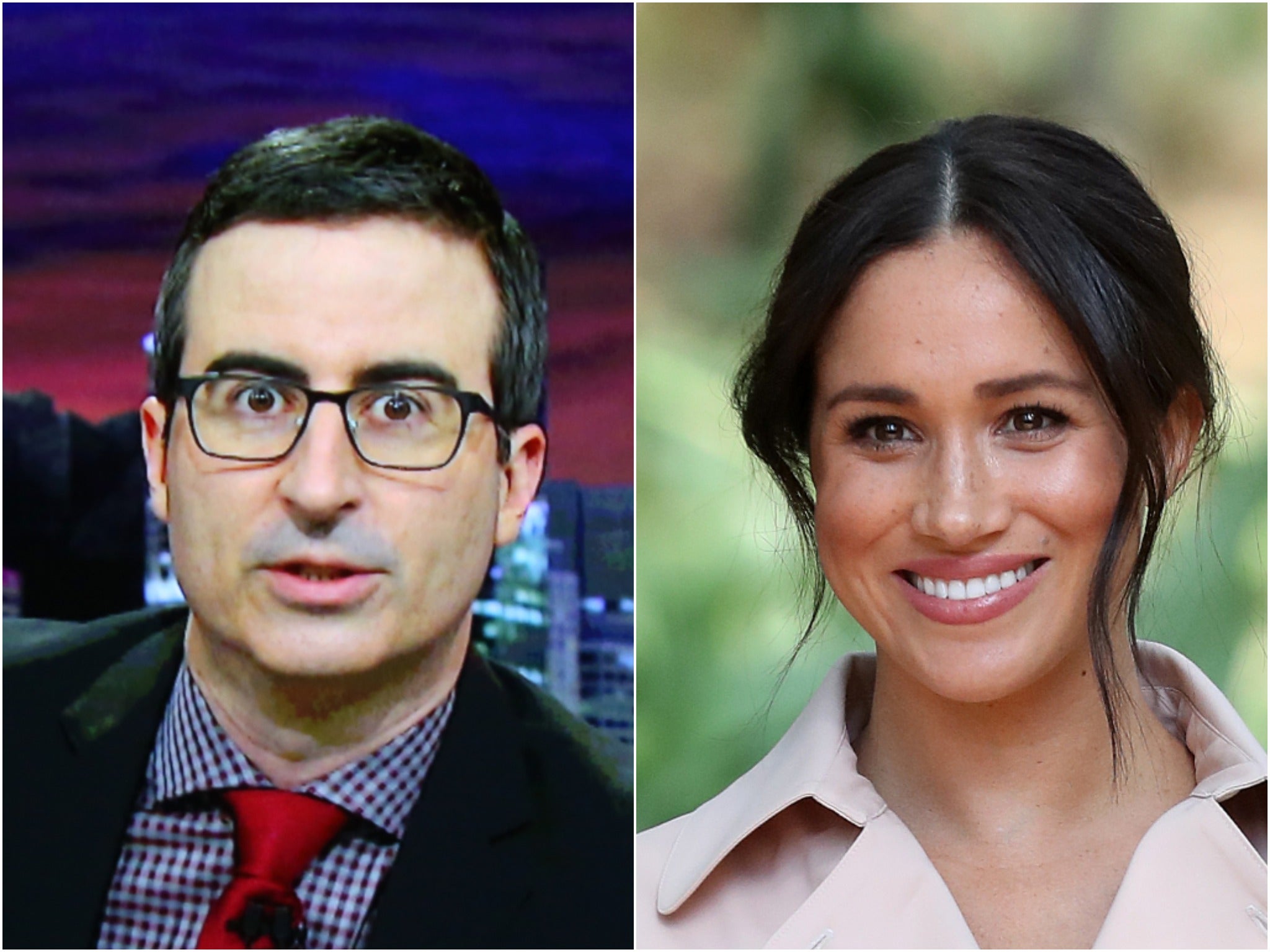 Resurge la advertencia de John Oliver a Meghan Markle sobre la familia real después de la entrevista con Oprah