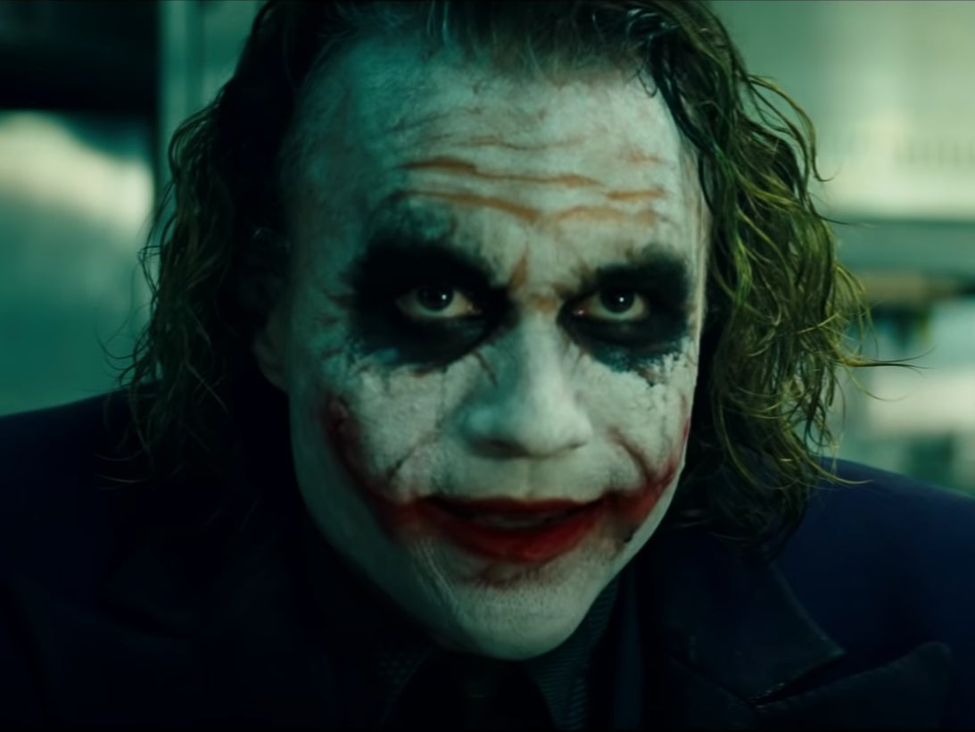 Heath Ledger como el Joker en ‘El caballero de la noche’