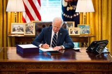 Biden dice que EE.UU. debería estar “más cerca de la normalidad” para el 4 de julio, en su primer discurso a nivel nacional