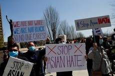 Georgia se manifiesta contra el odio anti-asiático mientras Estados Unidos llora a las víctimas de Atlanta