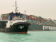 Bloqueo del Canal de Suez retiene bienes por 9.600 MDD al día; retirarlo llevará semanas 