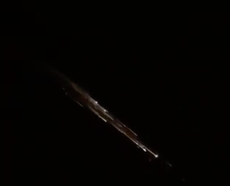 Creían que era una lluvia de meteoritos. En realidad, eran los escombros del Falcon 9 de SpaceX