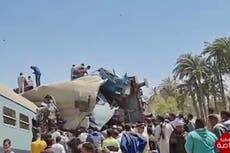 Accidente de trenes en Egipto deja al menos 32 muertos y decenas de heridos