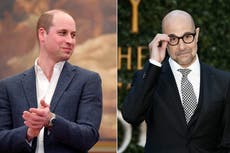 “Esto es exclusión”: Los fanáticos de Stanley Tucci, indignados después de que el príncipe William fuera elegido el “hombre calvo más sexy del mundo”
