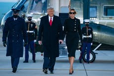 Trump lanza un nuevo “sitio web oficial del 45o presidente” donde se le puede reservar para apariciones con Melania