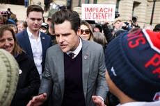 Hombre de Wyoming acusado de amenazar con matar a Matt Gaetz antes del mitin para derrocar a Liz Cheney