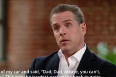 Hunter Biden revela cómo su padre llevó a cabo una intervención para que dejara de consumir drogas durante la campaña de 2020