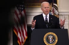 Biden dice a los estados que eliminen las “nuevas leyes de Jim Crow” y elogia a las empresas que “hablan” sobre las restricciones de votación de Georgia