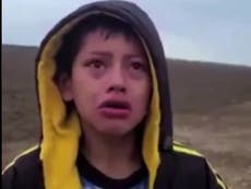Difunden video de un niño migrante pidiendo ayuda a la guardia fronteriza de Texas
