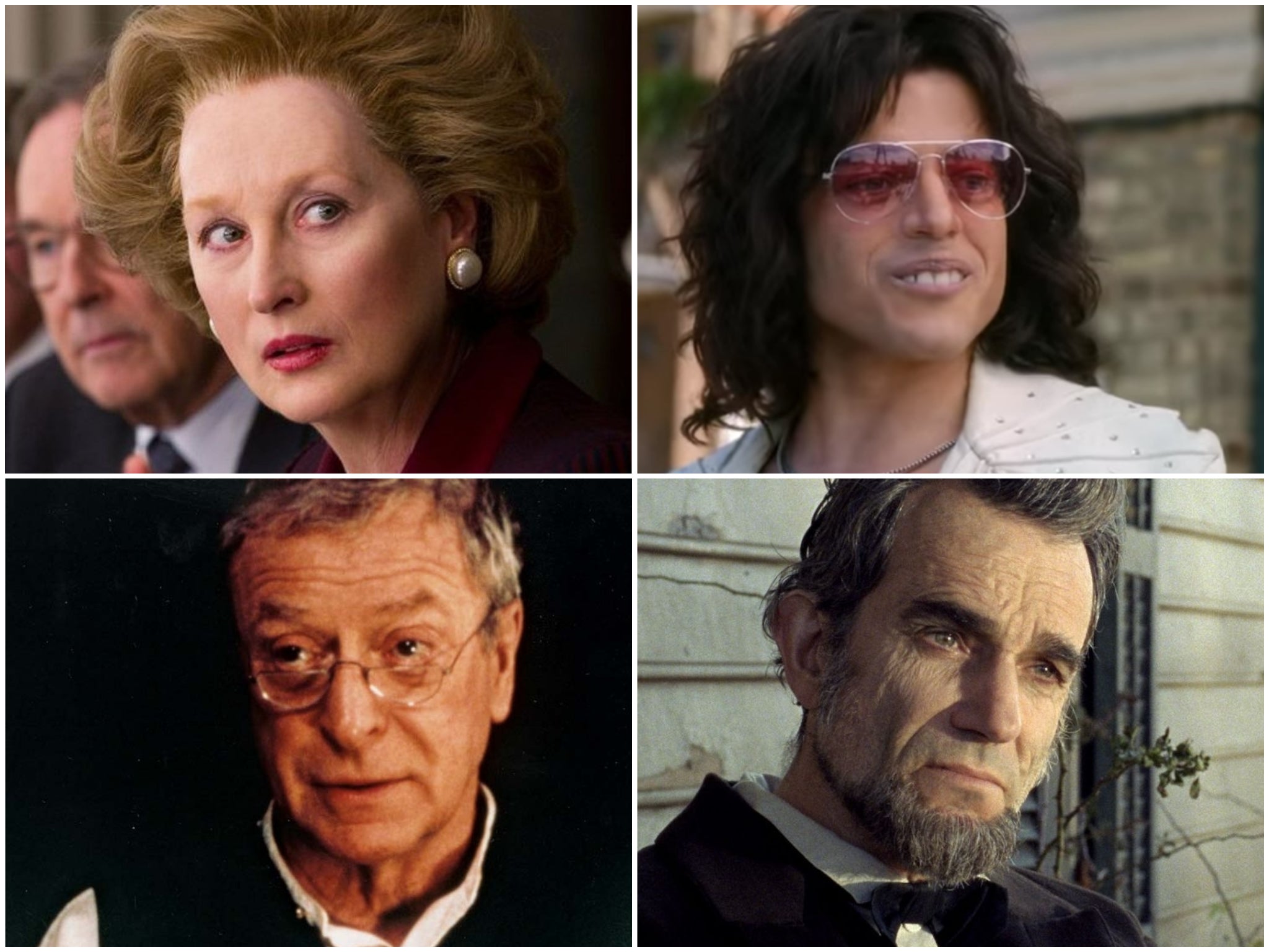 Rami Malek, Daniel Day-Lewis, Michael Caine y Meryl Streep son algunos de los actores cuya victoria condfundió a muchas personas