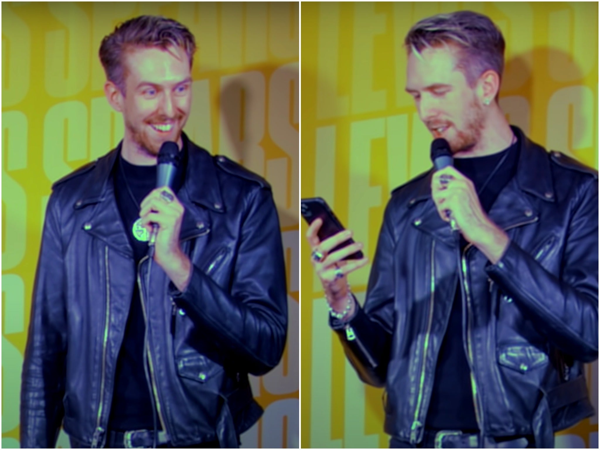 El comediante Lewis Spears se enteró de la muerte del Príncipe Felipe mientras se burlaba de él en el escenario