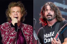 Mick Jagger y Dave Grohl hacen equipo en pandemia