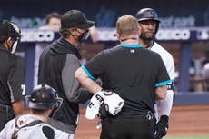 Marlins: Starling Marte estará fuera por costilla fracturada