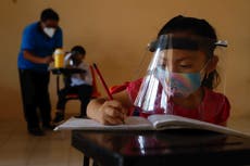 México empieza a reabrir escuelas, en el estado de Campeche
