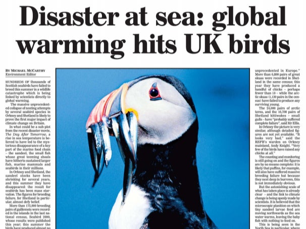 Día de la Tierra 2021: una mirada retrospectiva a las tres décadas de cobertura de crisis climática de The Independent