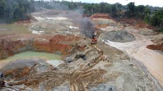 Minería ilegal deja estragos a su paso en Colombia