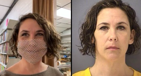 La sospechosa de disturbios en el Capitolio dice que su máscara de malla, la cual puede violar una orden judicial, está inspirada en Lana Del Rey