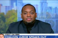 Jurado en caso Chauvin afirma que tardaron horas en convencer a un miembro sobre culpabilidad del policía