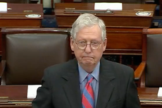 Mitch McConnell dice que el discurso de Biden es un “largo sueño liberal”