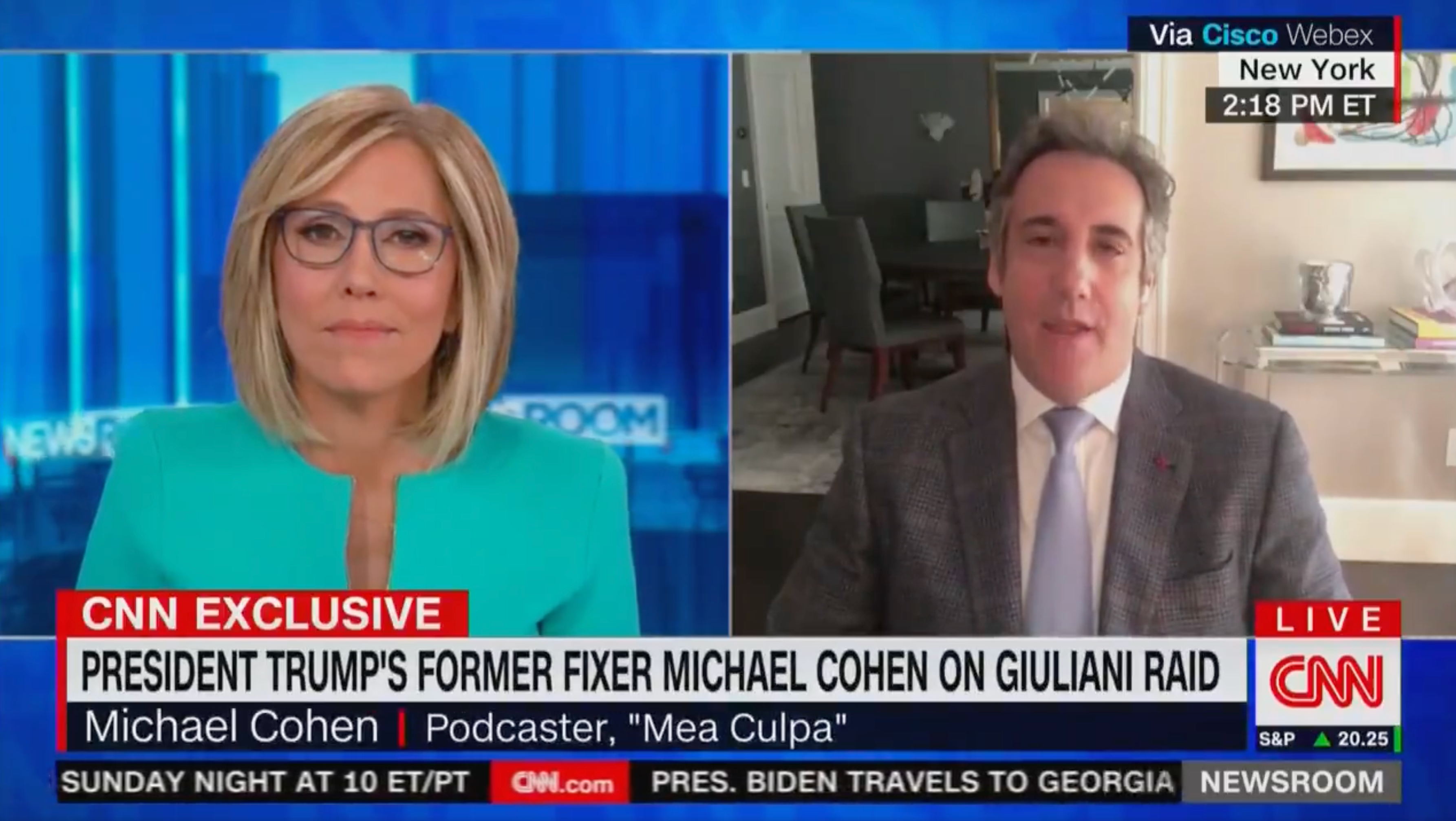 Michael Cohen advierte a Rudy Giuliani sobre investigaciones en su contra tras la administración de Trump