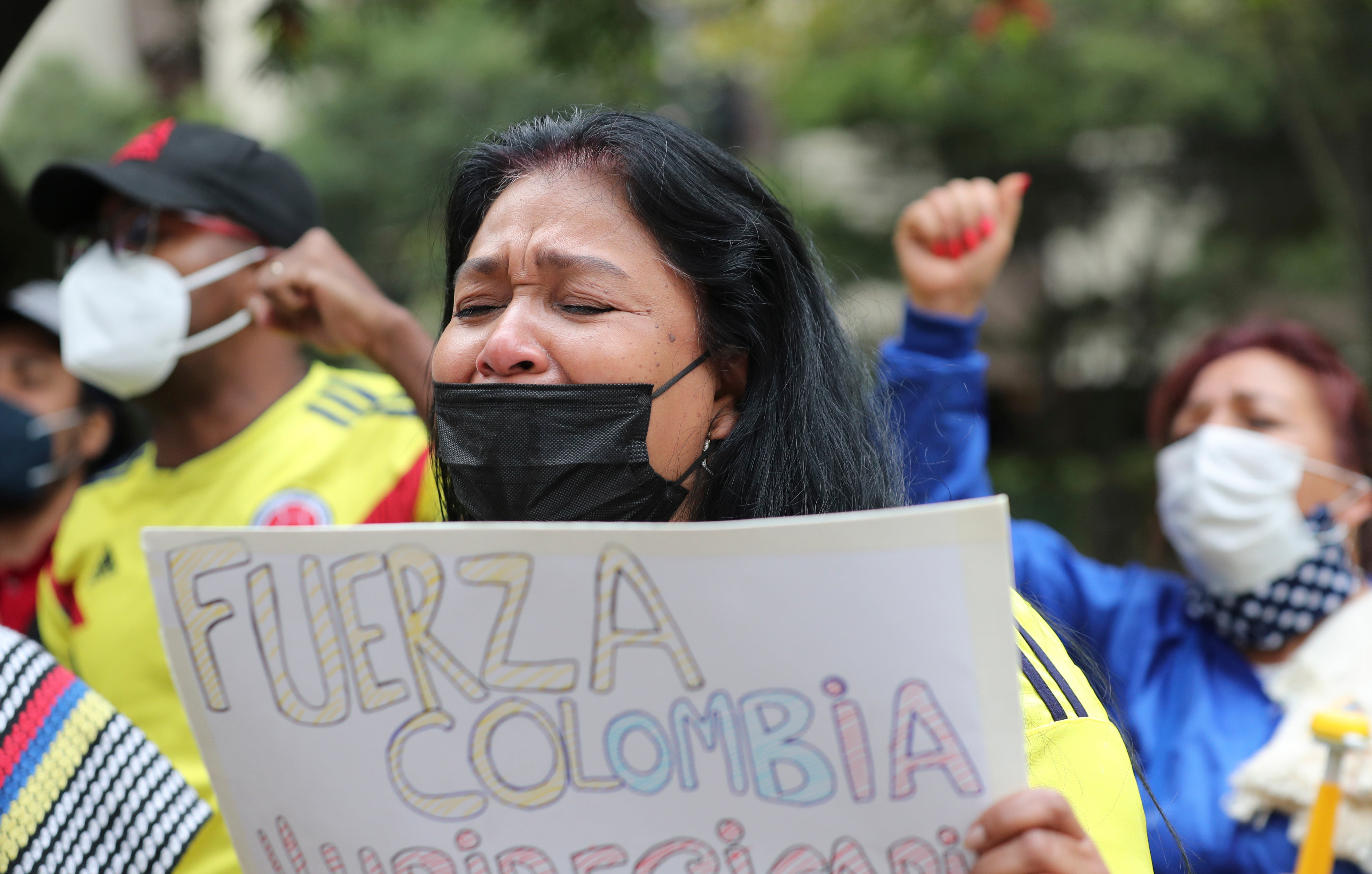 ECUADOR-COLOMBIA PROTESTA