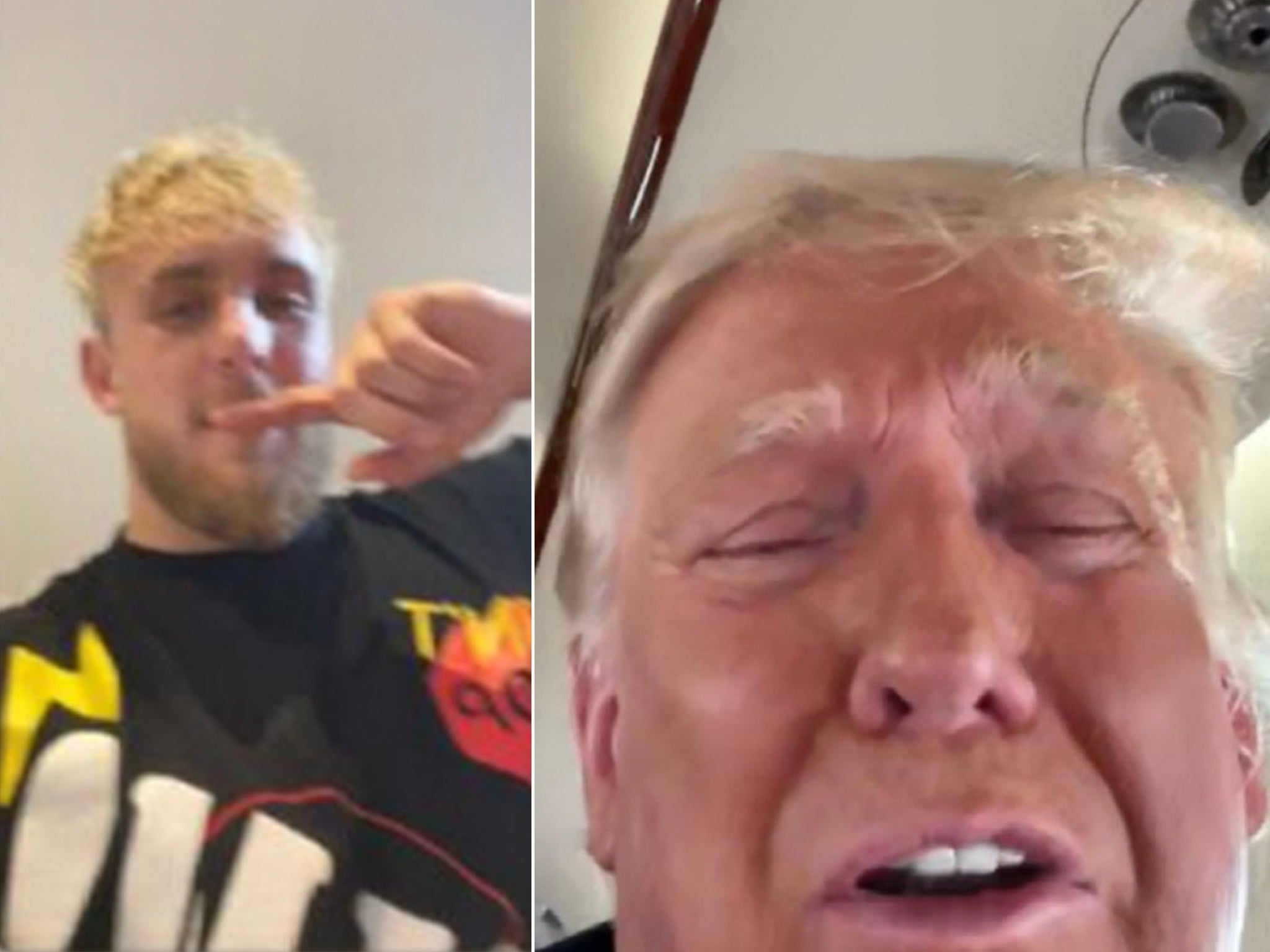 Jake Paul revela conversación de FaceTime con Trump