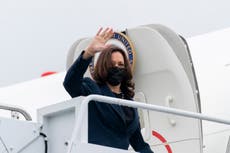 Kamala Harris está a punto de reunirse con el presidente mexicano López Obrador, amigo de Trump