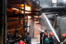 Estalla incendio en refinería de Siria