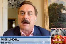 El CEO de MyPillow, Mike Lindell, vuelve a atacar a Dominion durante entrevista en podcast de Steve Bannon