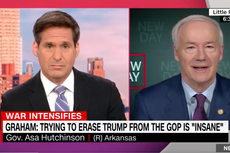 Asa Hutchinson: el gobernador de Arkansas acusa a Trump de “dividir a nuestro partido”