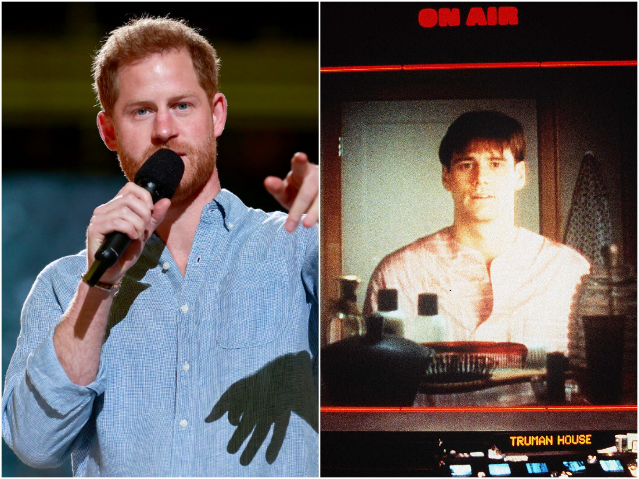 Ser parte de la realeza es comparar mi vida con la película de Jim Carrey The Truman Show: El príncipe Harry