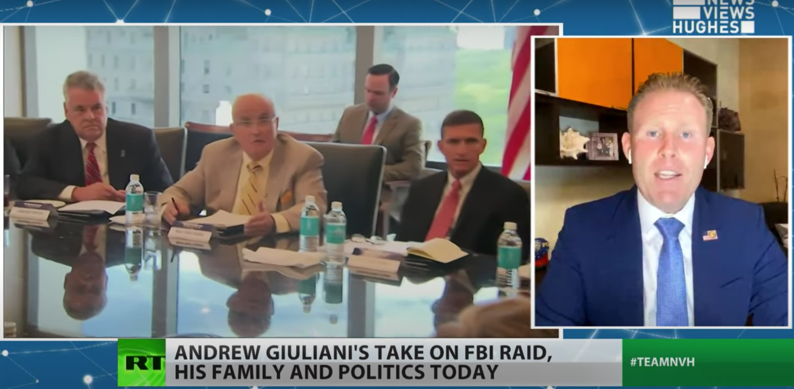 El hijo de Giuliani dice a medios rusos que la gente no quiere vivir en Estados Unidos después de la redada de su padre