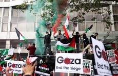 Israel-Gaza: manifestantes de Londres salen a las calles en apoyo de Palestina