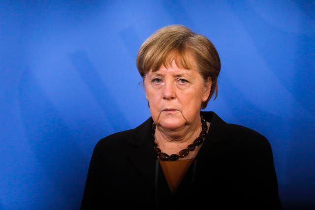 <p>Merkel sostuvo una reunión virtual con Alberto Fernández el miércoles</p>