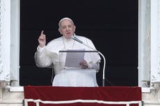 El papa condena la violencia entre Israel y Hamas