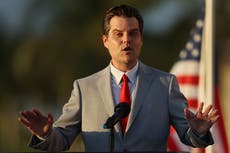 Matt Gaetz aborda acusaciones por tráfico sexual en su discurso en Ohio